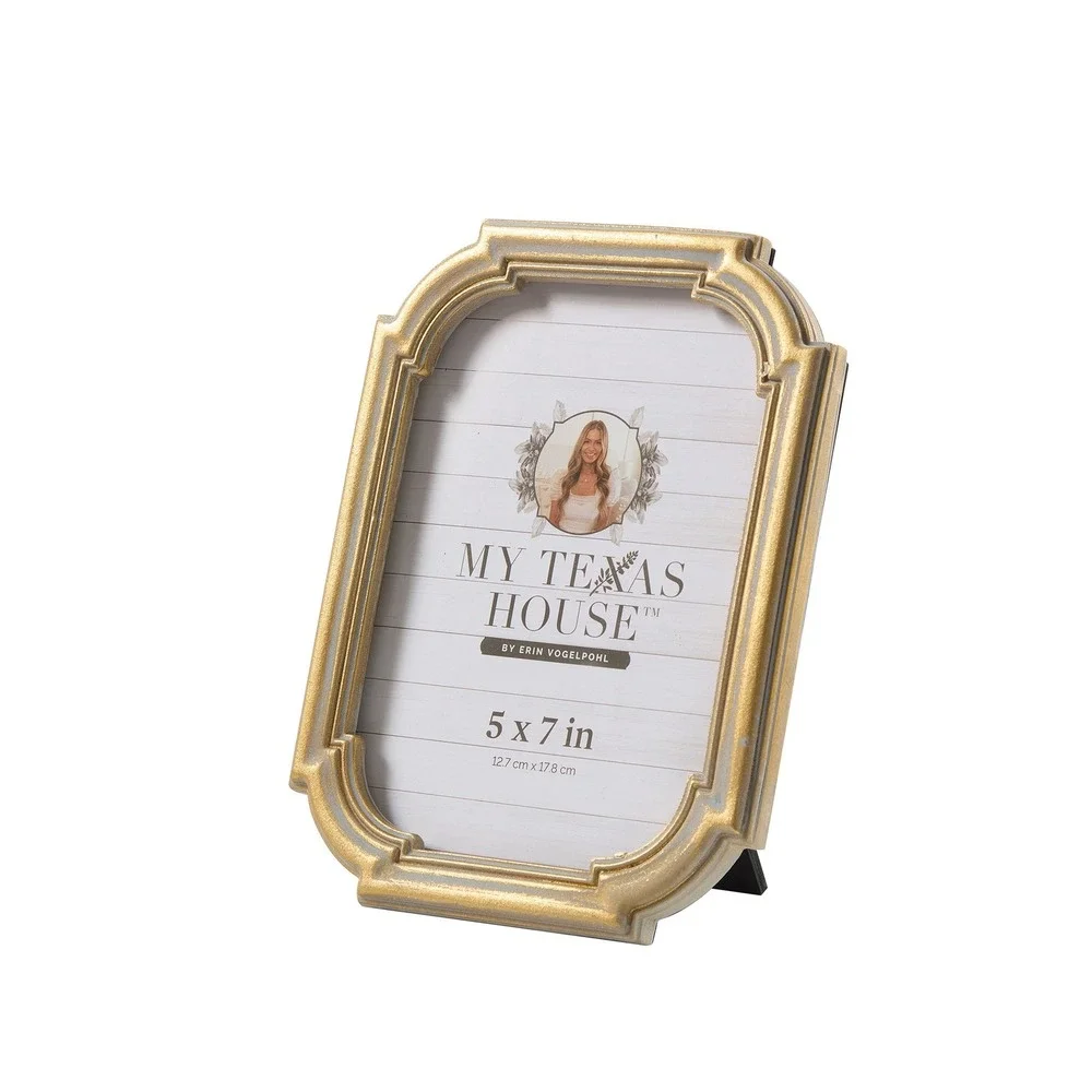 My Texas House 5x7 Gold Tabletop Picture Frame